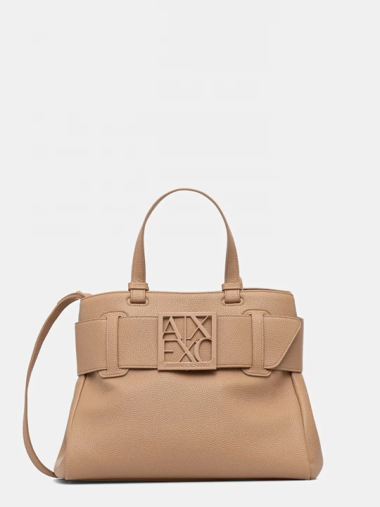 Obrázek produktu Armani Exchange crossbody kabelka dámská z imitace kůže béžová