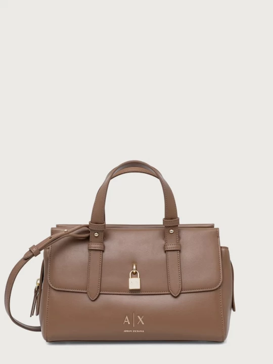 Obrázek produktu Armani Exchange crossbody kabelka dámská z imitace kůže béžová