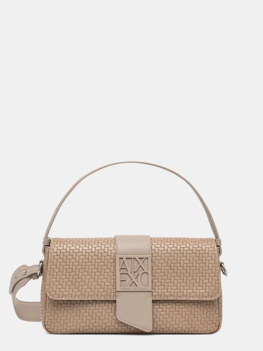 Obrázek produktu Armani Exchange crossbody kabelka dámská z imitace kůže béžová