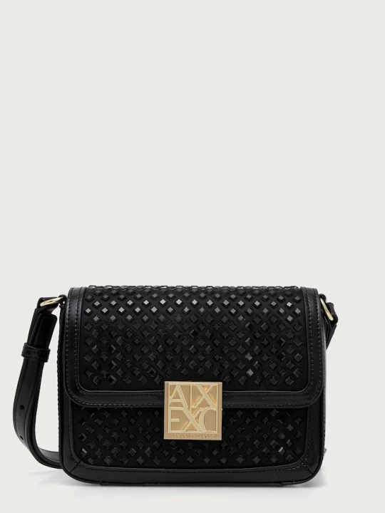 Obrázek produktu Armani Exchange crossbody kabelka dámská z imitace kůže černá