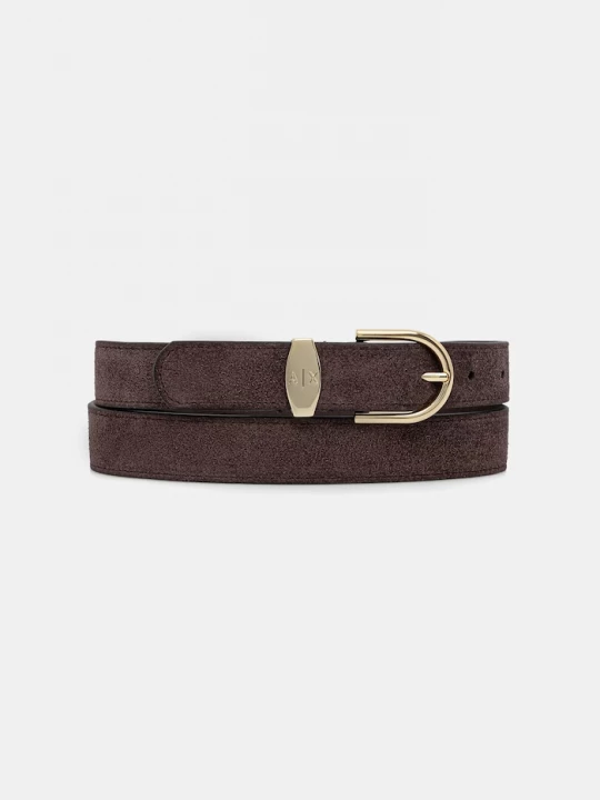Obrázek produktu Armani Exchange dámský kožený pásek hnědá