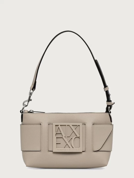 Obrázek produktu Armani Exchange hobo kabelka dámská z imitace kůže béžová