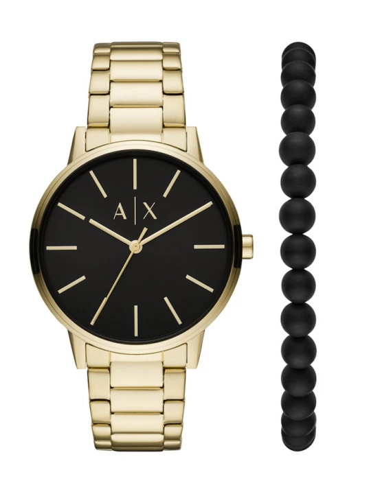 Obrázek produktu Armani Exchange - Hodinky a náramek AX7119 zlatá