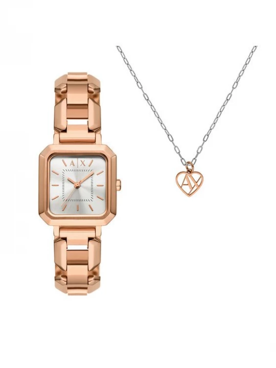 Obrázek produktu Armani Exchange Hodinky Leila AX7167SET Zlatá