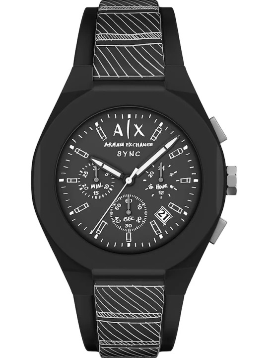 Obrázek produktu Armani Exchange hodinky pánské Sync černá