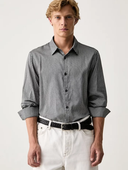 Obrázek produktu Armani Exchange košile pánská bavlněná zelená
