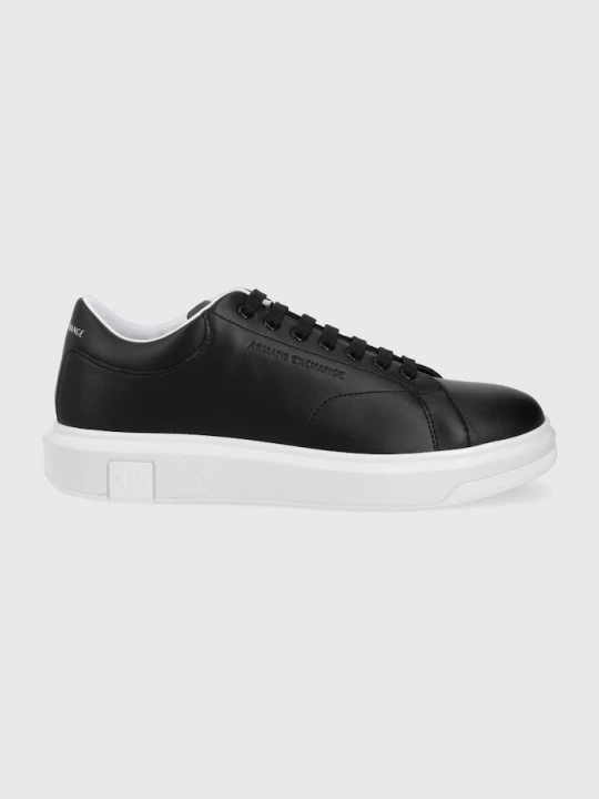 Obrázek produktu Armani Exchange Kožené tenisky černá
