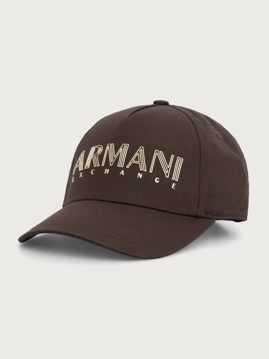Obrázek produktu Armani Exchange kšiltovka dámská bavlněná hnědá