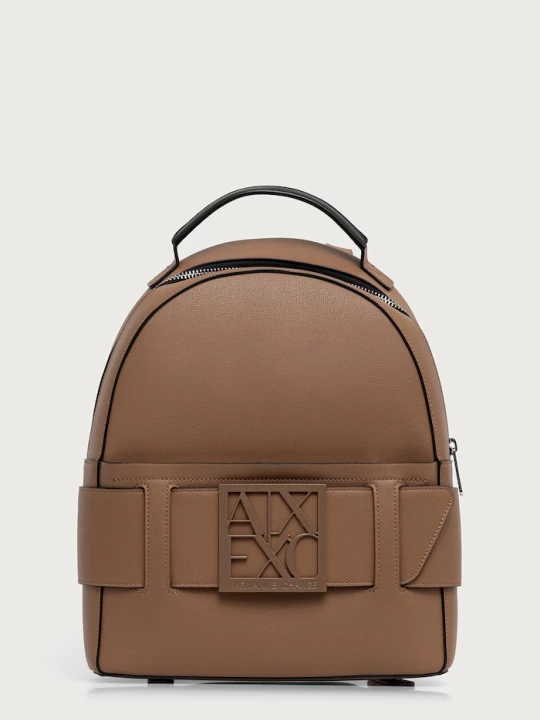 Obrázek produktu Armani Exchange městský batoh dámský z imitace kůže béžová