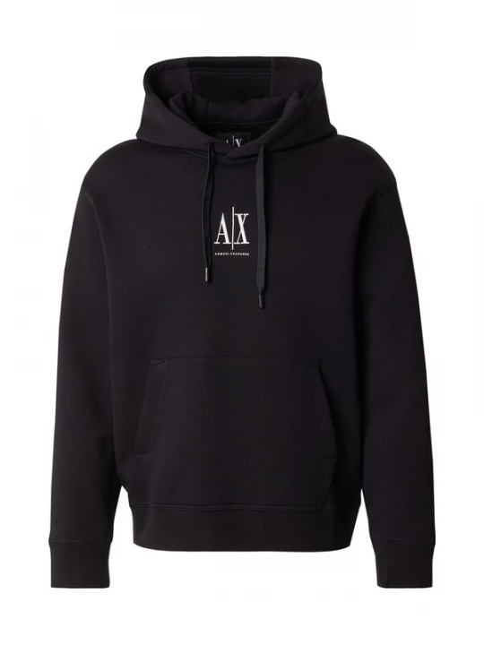 Obrázek produktu ARMANI EXCHANGE Mikina  černá / bílá