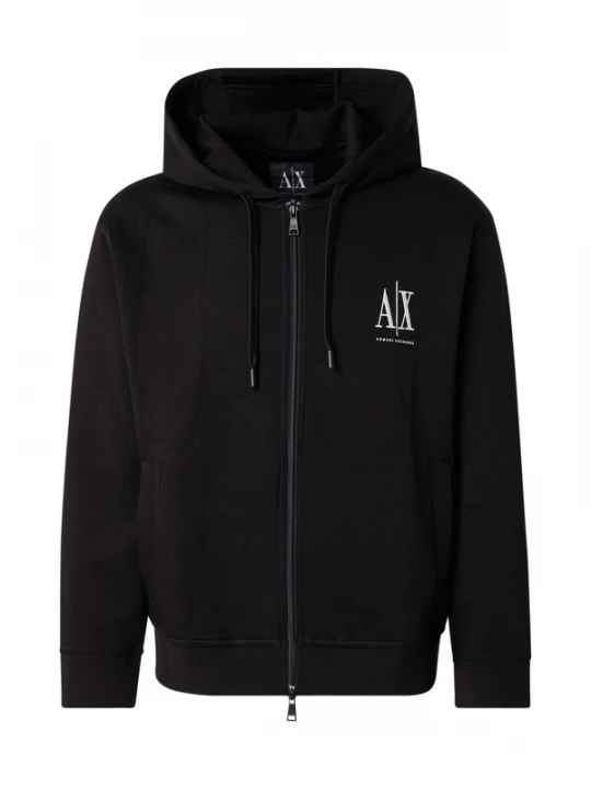 Obrázek produktu ARMANI EXCHANGE Mikina  černá / bílá