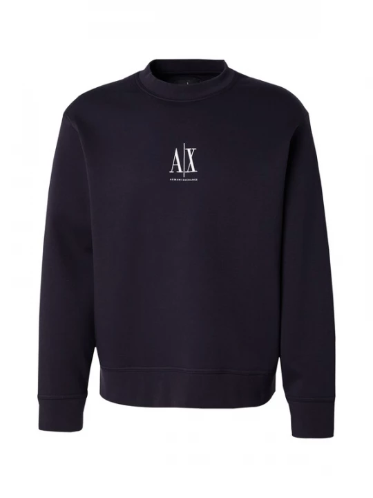 Obrázek produktu ARMANI EXCHANGE Mikina  námořnická modř / bílá