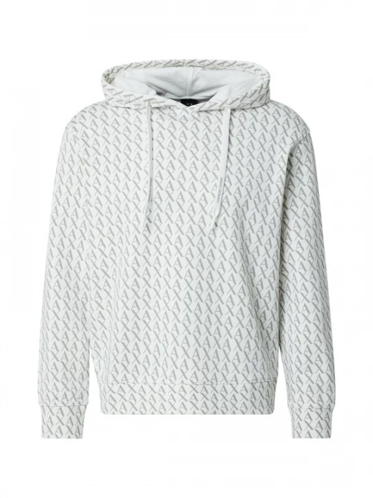 Obrázek produktu ARMANI EXCHANGE Mikina  světle šedá / bílá