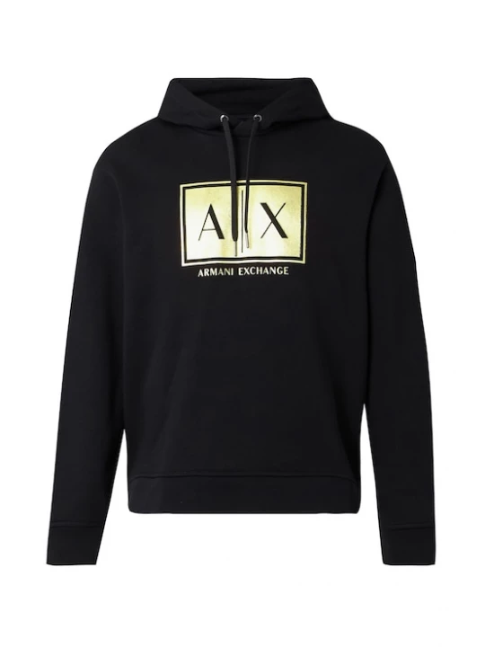 Obrázek produktu ARMANI EXCHANGE Mikina světle žlutá / olivová / černá