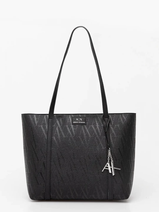 Obrázek produktu Armani Exchange nákupní taška dámská z imitace kůže černá