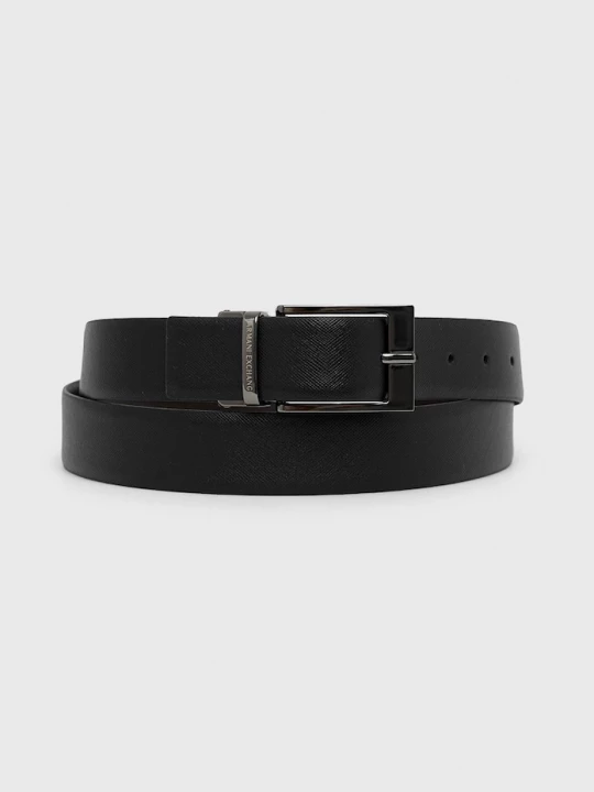 Obrázek produktu Armani Exchange oboustranný pásek pánský černá