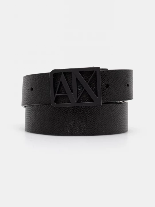 Obrázek produktu Armani Exchange oboustranný pásek pánský černá