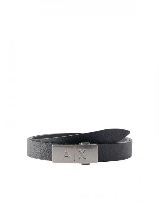 Obrázek produktu ARMANI EXCHANGE Opasek černá / stříbrná
