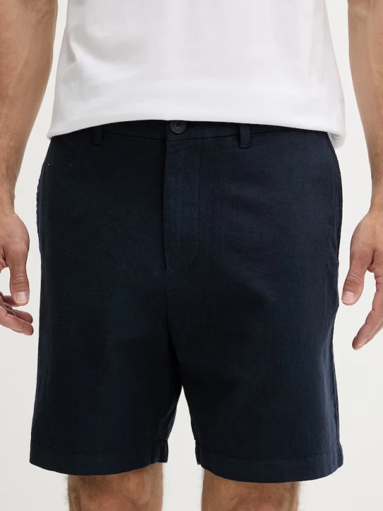 Obrázek produktu Armani Exchange pánské šortky se lnem námořnická modř