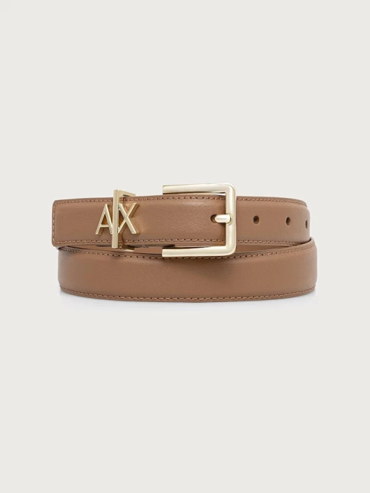 Obrázek produktu Armani Exchange pásek dámský kožený béžová