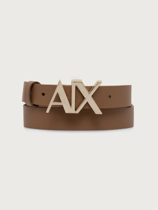 Obrázek produktu Armani Exchange pásek dámský kožený béžová