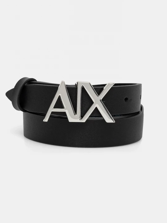 Obrázek produktu Armani Exchange pásek dámský kožený černá