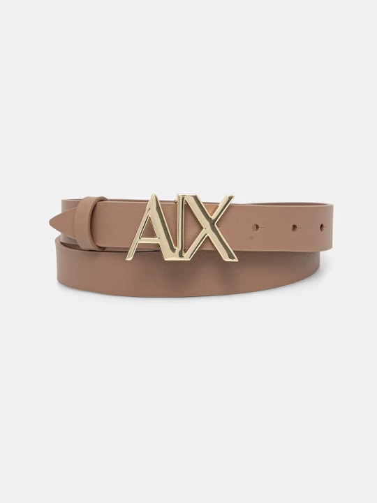 Obrázek produktu Armani Exchange pásek dámský kožený hnědá
