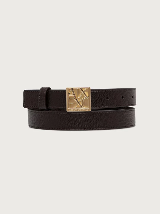 Obrázek produktu Armani Exchange pásek dámský z imitace kůže hnědá