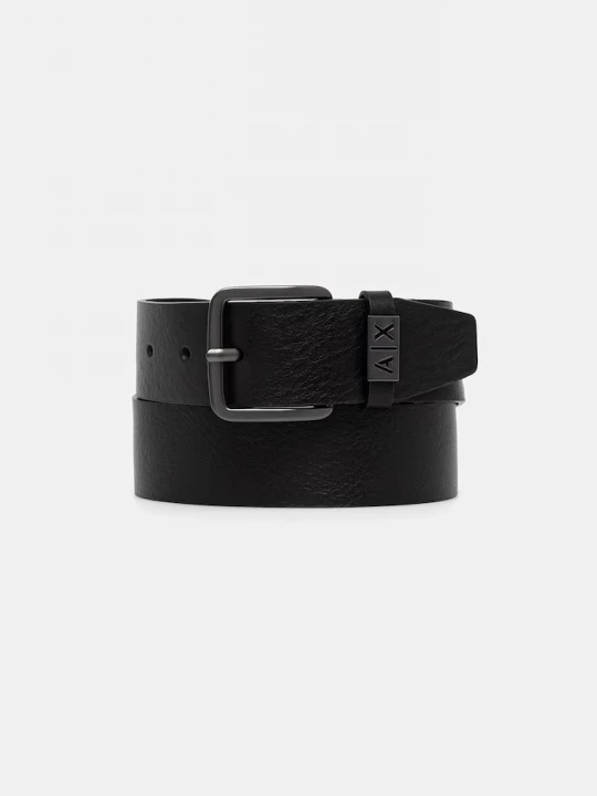 Obrázek produktu Armani Exchange pásek pánský kožený černá
