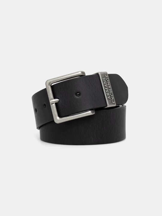 Obrázek produktu Armani Exchange pásek pánský kožený černá