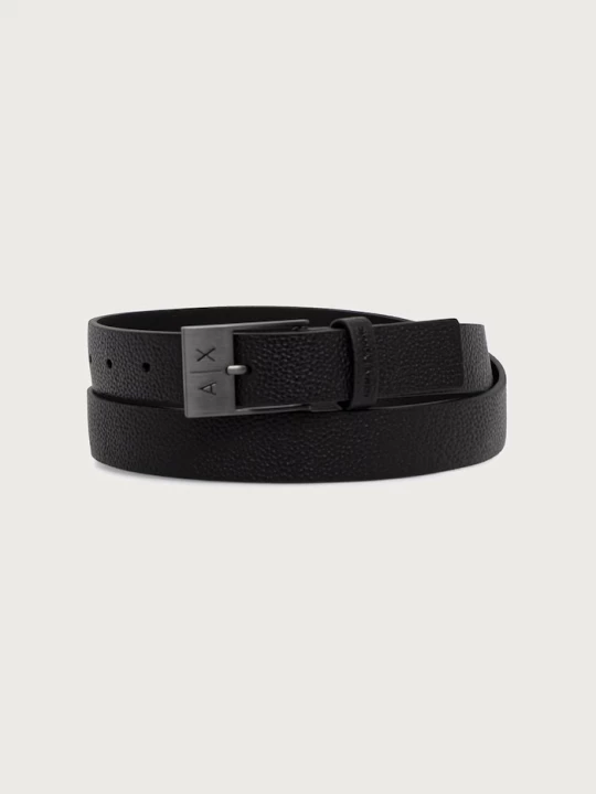 Obrázek produktu Armani Exchange pásek pánský kožený černá