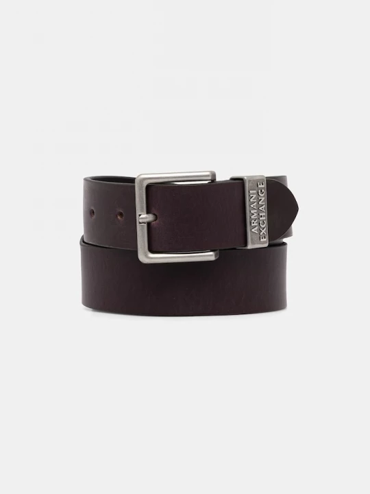Obrázek produktu Armani Exchange pásek pánský kožený hnědá