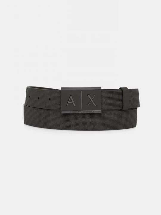Obrázek produktu Armani Exchange pásek pánský kožený zelená
