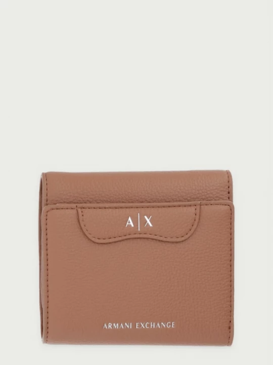 Obrázek produktu Armani Exchange Peněženka dámská z imitace kůže béžová