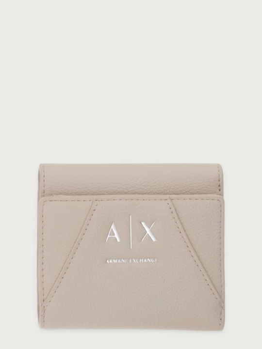 Obrázek produktu Armani Exchange Peněženka dámská z imitace kůže béžová