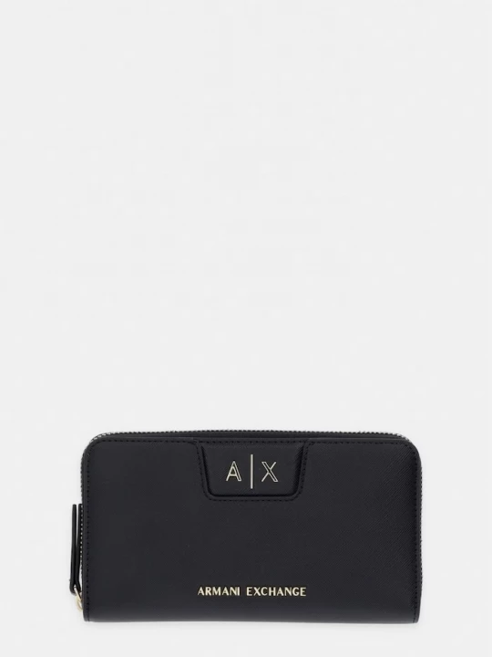Obrázek produktu Armani Exchange Peněženka dámská z imitace kůže černá