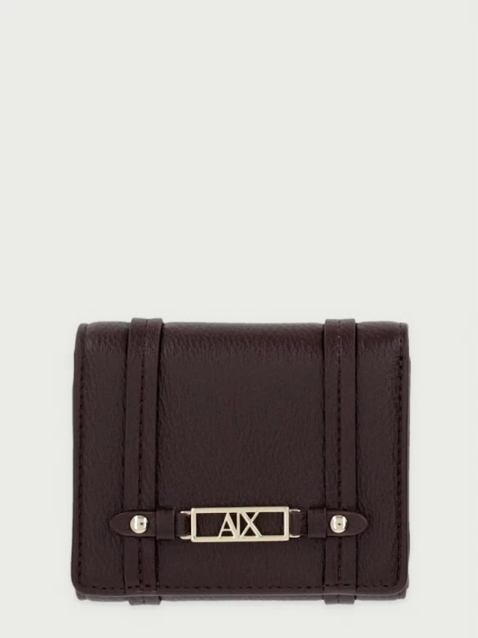 Obrázek produktu Armani Exchange Peněženka dámská z imitace kůže hnědá
