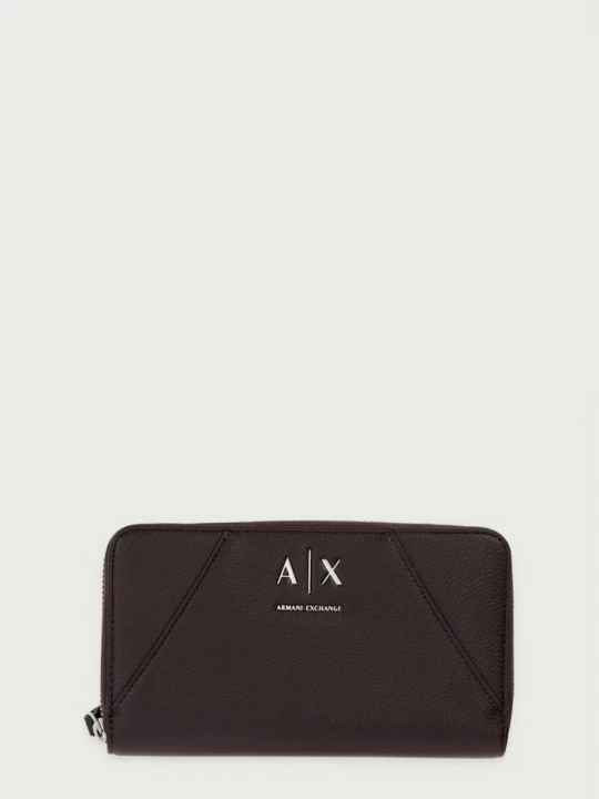 Obrázek produktu Armani Exchange Peněženka dámská z imitace kůže hnědá