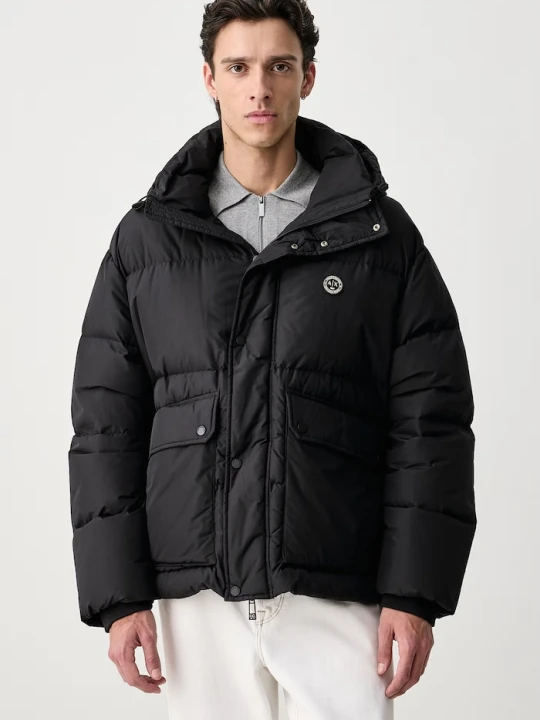 Obrázek produktu Armani Exchange péřová bunda pánská černá