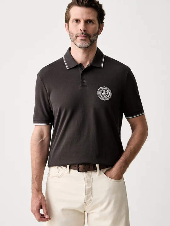 Obrázek produktu Armani Exchange polo pánské bavlněné hnědá