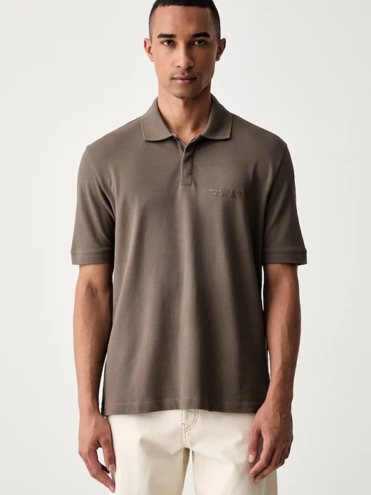 Obrázek produktu Armani Exchange polo pánské bavlněné hnědá