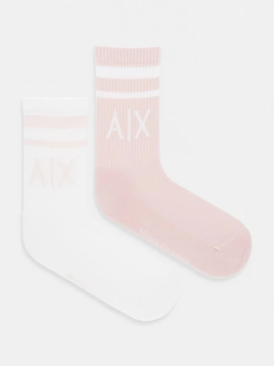 Obrázek produktu Armani Exchange Ponožky Armani Exchange 2-pack růžová