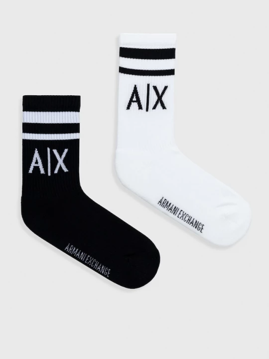 Obrázek produktu Armani Exchange Ponožky Armani Exchange ( 2-pak) černá