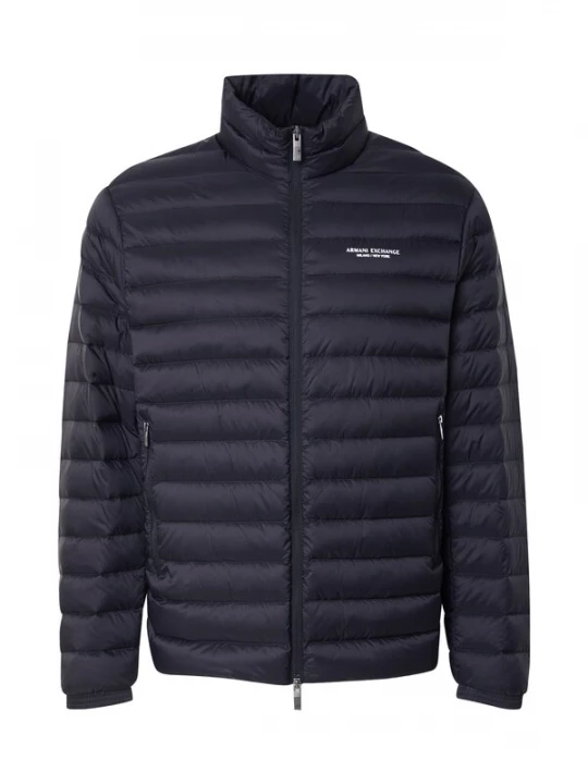 Obrázek produktu ARMANI EXCHANGE Přechodná bunda černá / bílá