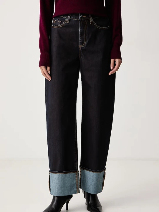 Obrázek produktu Armani Exchange relaxed fit džíny dámské hnědá