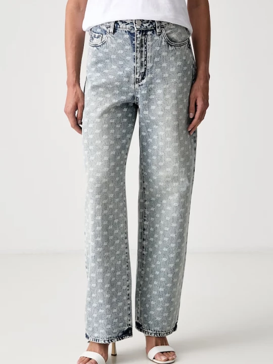 Obrázek produktu Armani Exchange relaxed fit džíny dámské modrá