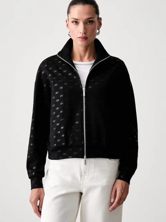 Obrázek produktu Armani Exchange rozepínací mikina dámská s bavlnou černá