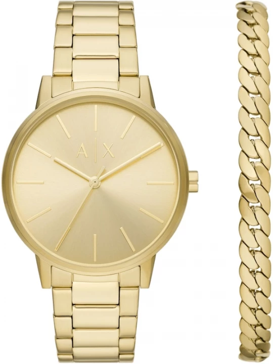 Obrázek produktu ARMANI EXCHANGE Sada šperků zlatá