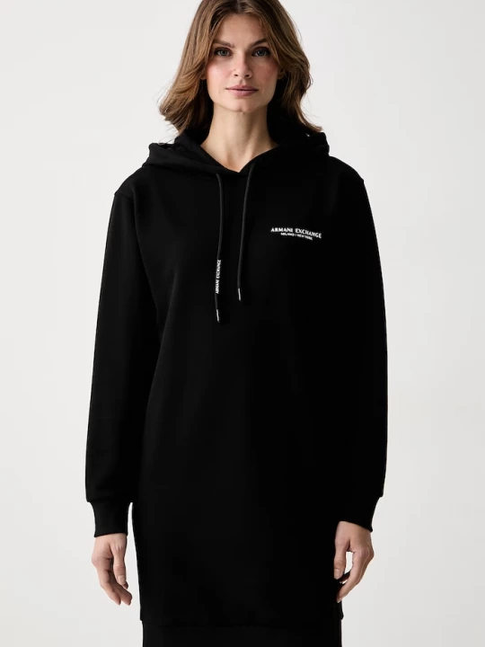 Obrázek produktu Armani Exchange šaty bavlněné černá