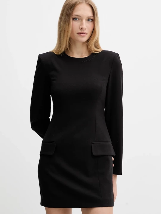 Obrázek produktu Armani Exchange Šaty z vlněné směsi Armani Exchange černá